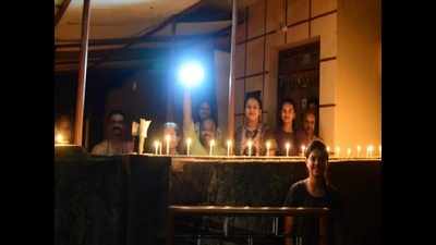 Coronavirus: Diwali comes early as Mangaluru comes out to light diyas, torches, lamps