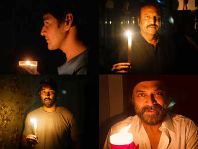 9 Minutes for India: Tollywood stars hit balconies with candles and diyas to take part in PM Narendra Modi's initiative