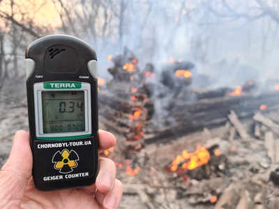 Radiation spike as forest fire hits Chernobyl nuclear zone