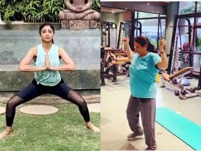 #MondayMotivation: Shilpa Shetty Kundra shares an inspirational video of her 68-year-old Mom-in-law working out like a pro