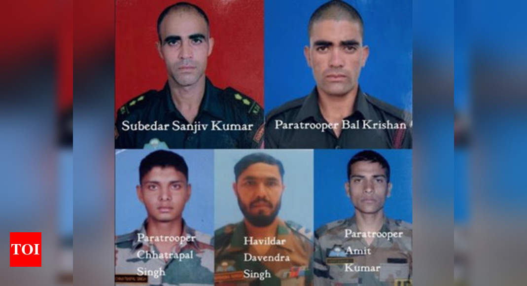 Army Special Forces commandos killed five terrorists after being air-dropped by helicopters | India News - Times of India