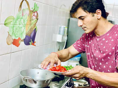 Siddhaanth Vir Surryavanshi turns into a personal chef for his wife and kids during lockdown