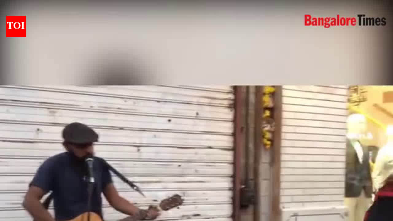 Watch this street musicians perform in Brigade Road