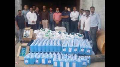 Fake sanitizers worth Rs 20 lakh seized in Palghar