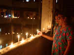 Mumbaikars stand in solidarity with frontline workers by lighting diyas and candles