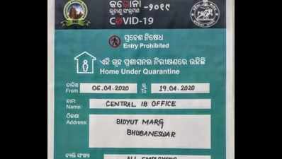 Covid-19: Intelligence Bureau office, staff colony in Bhubaneswar quarantined