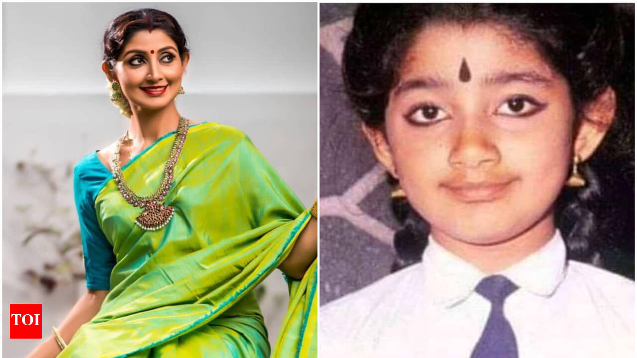 Divya Unnis childhood picture from the set of Pookkalam Varavayi cannot  be missed | Malayalam Movie News - Times of India