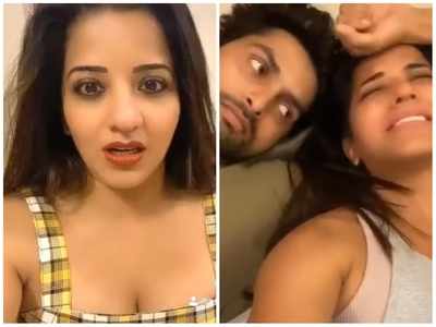 Lockdown: Monalisa's funny videos with hubby Vikrant Singh Rajput will cheer you up