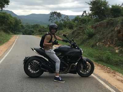 Diganth’s throwback photo with his bike is unmissable!