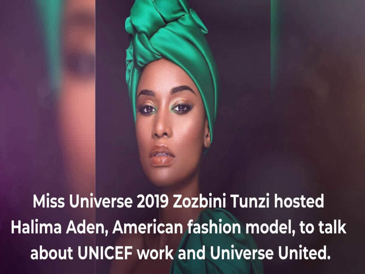 Zozbini Tunzi and Halima Aden talk about UNICEF and Universe United