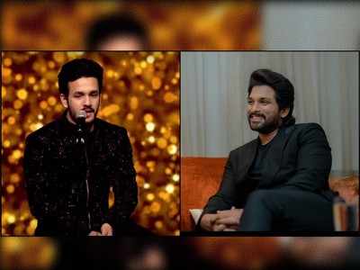 Allu Arjun and Akhil Akkineni – A glimpse into the camaraderie between the actors who share their birthday