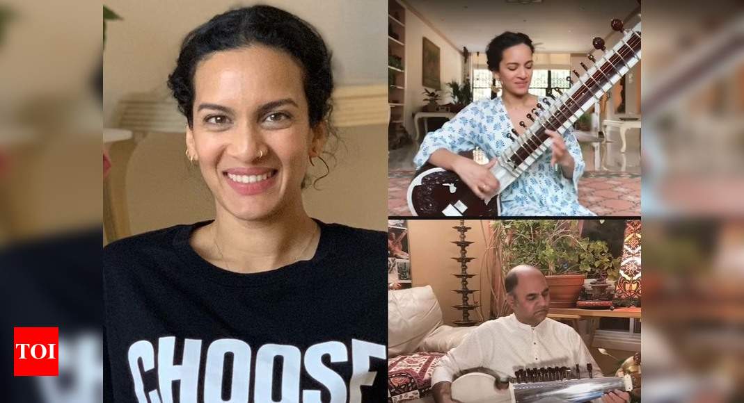 Anoushka Shankar S Tribute Video On Her Father Pandit Ravi Shankar S Birth Centenary Proves A Symphony Can Be Created Even In Social Distancing Hindi Movie News Times Of India