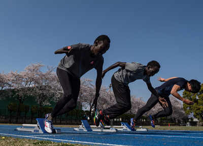 Stranded in Japan, South Sudan athletes keep Olympic dreams alive