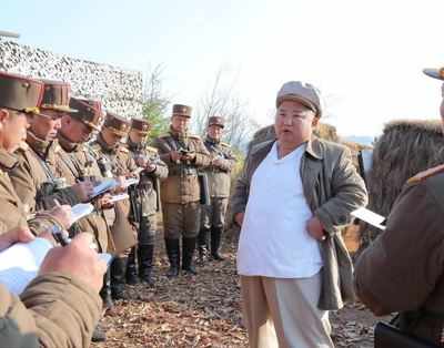 Kim Jong Un North Korea S Kim Jong Un Oversees Military Drill Times Of India