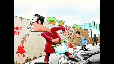 Spitting pan, tobacco products in public places a crime in Rajasthan |  Jaipur News