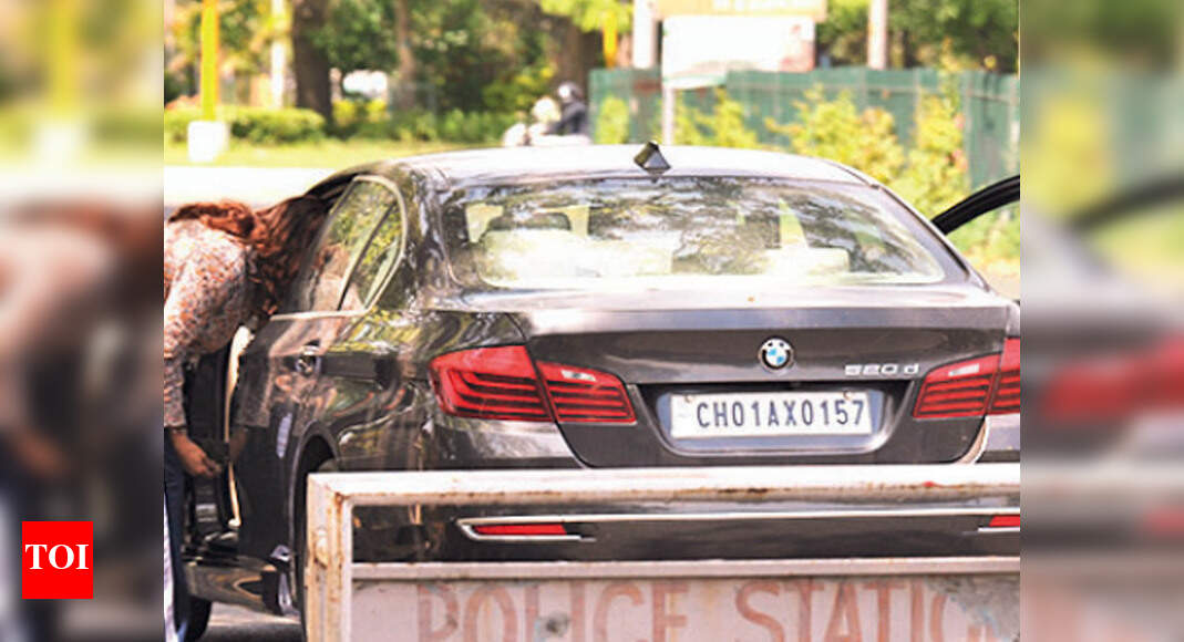 ExMLA's kin takes BMW car for spin in Chandigarh Chandigarh News Times of India