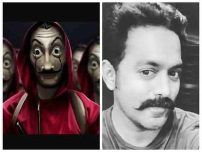 Asif Ali tries a Money Heist makeover