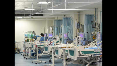 Delhi: More than half of Covid-19 beds in hospitals occupied