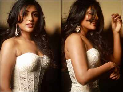 Photo Alert: Eesha Rebba ups the hotness quotient in a strapless white gown