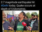 Social media gets flooded with hilarious memes after Earthquake trembles Delhi for the second time!