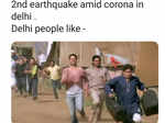 Social media gets flooded with hilarious memes after Earthquake trembles Delhi for the second time!