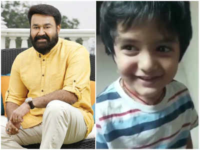 Watch: BB Malayalam fame Veena Nair's son Ambadi gets a surprise from actor Mohanlal