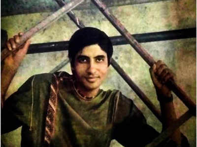 Amitabh Bachchan shares a throwback picture of his first photoshoot for a film magazine