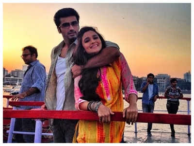 THIS throwback picture of Alia Bhatt and Arjun Kapoor from the sets of '2  States' will make you nostalgic | Hindi Movie News - Times of India