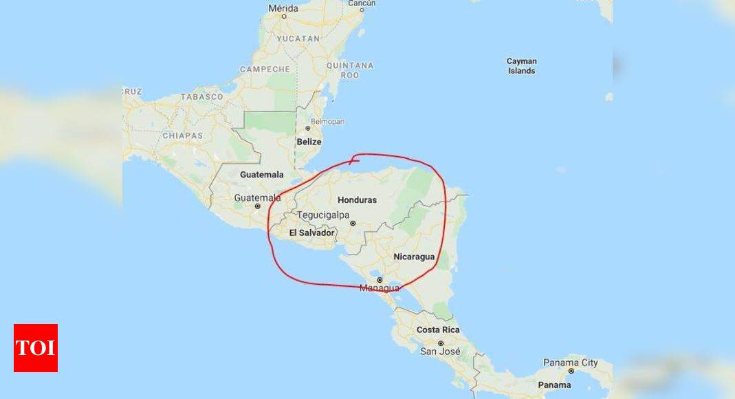6 3 Magnitude Quake Strikes Off Coast Of Honduras Times Of India