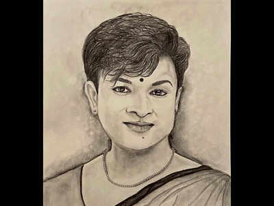 Actor Anu Mohan reveals the sketch artist in him during the lockdown