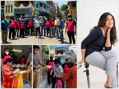 Actress Rituparna Sengupta helps people in Kolkata during lockdown from Singapore
