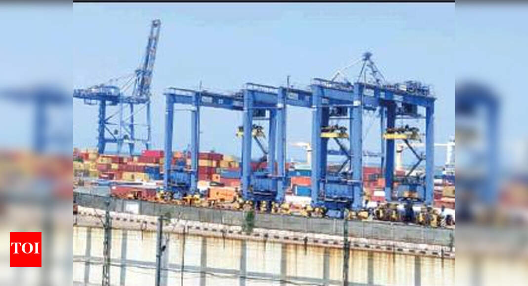 75,000 containers stuck at Chennai Port | Chennai News - Times of India