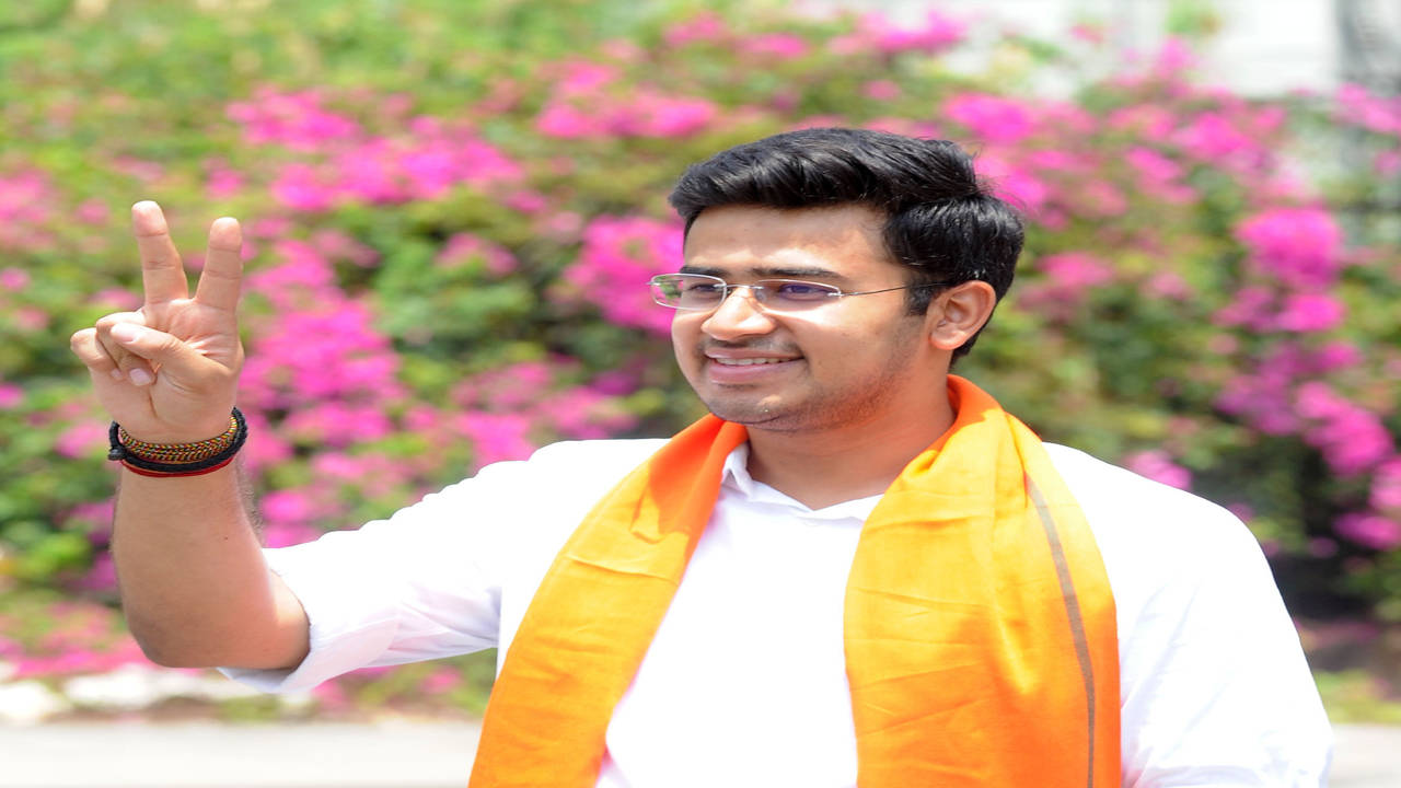 BJP MP Tejasvi Surya faces backlash for 2015 tweet on Arab women, deletes  it | India News - Times of India