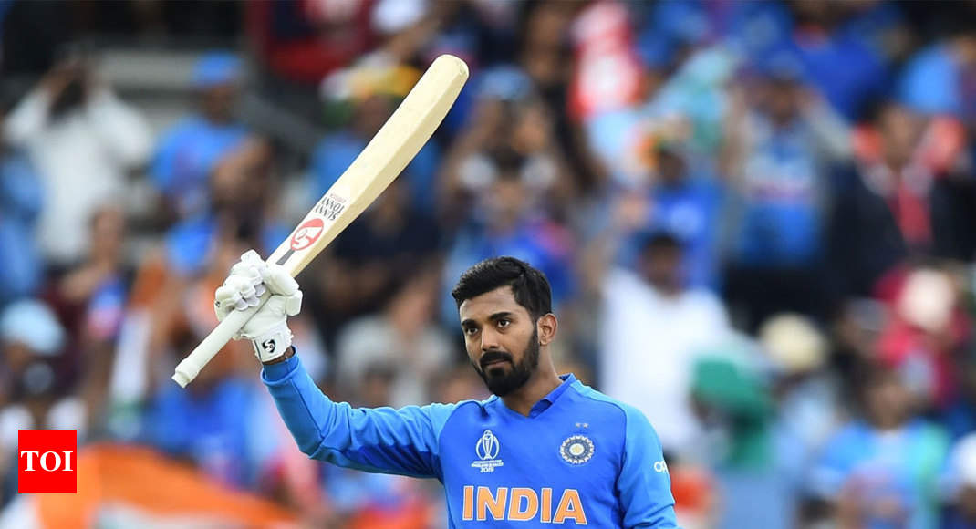 Kl Rahul Auctions World Cup Bat To Raise Funds For Vulnerable Children Cricket News Times Of India