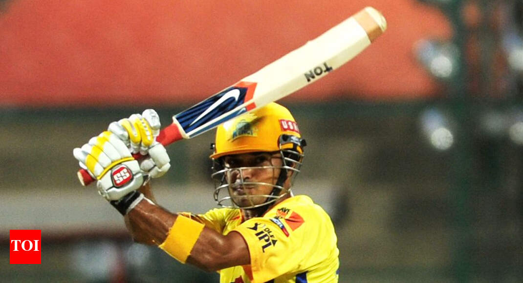 S Badrinath Picks 2010 Match Between Csk Kxip As His Favourite Ipl Memory Cricket News Times Of India