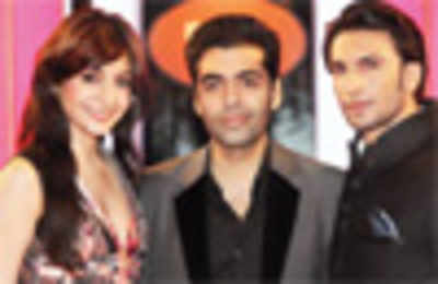 Anushka-Ranveer on Karan's show - Times of India