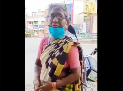 An elderly woman’s act of kindness for Telangana Police
