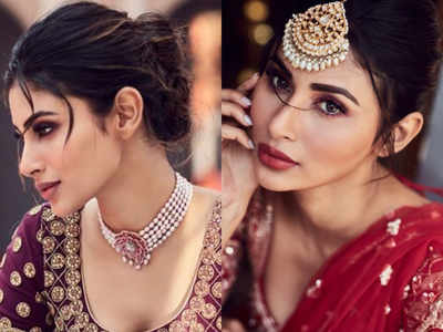 You can't miss Mouni Roy's hot bridal shoot