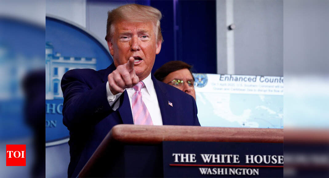 Donald Trump Us Was Attacked Trump On Coronavirus World News Times Of India