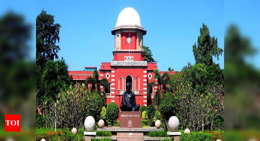 Chennai: Anna university ranks seventh in water research - Times of India
