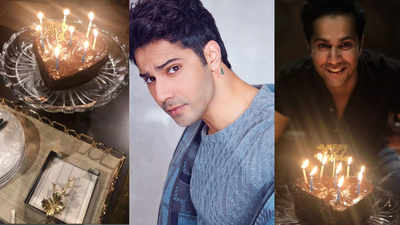 Varun Dhawan turns 33, cuts heart-shaped cake as he celebrates it with family amid lockdown