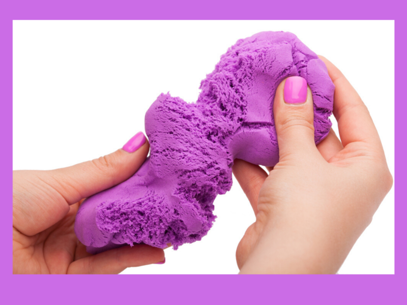making kinetic sand at home