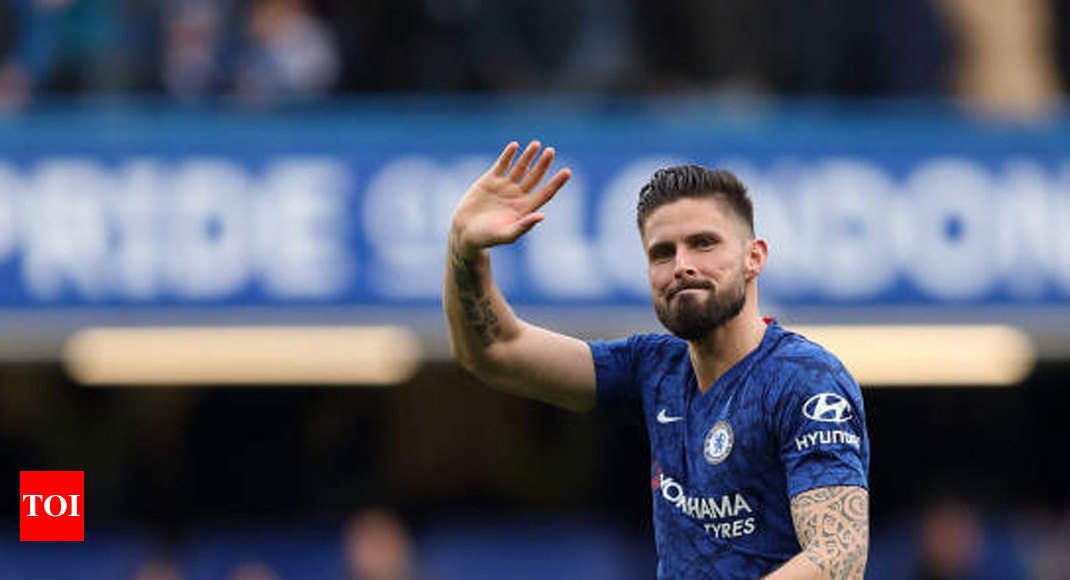 Olivier Giroud Extends Chelsea Contract Until June 2021 Football News Times Of India