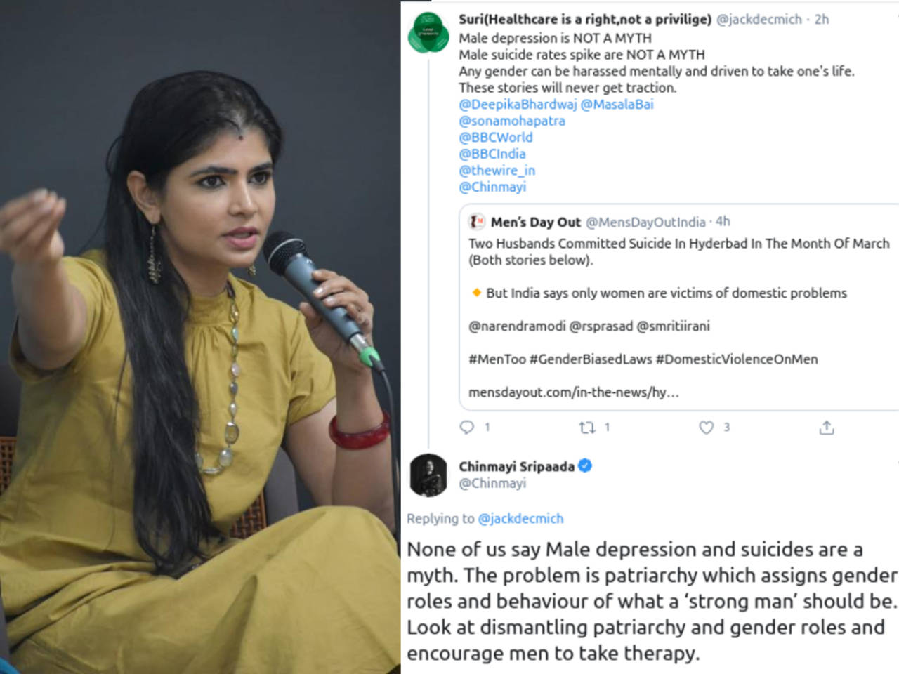 Chinmayi Sripaada on X: This is your reminder that families actively  protect molesters in India These molesters never get reported, live a  respectable life and die a glorious death. This is a