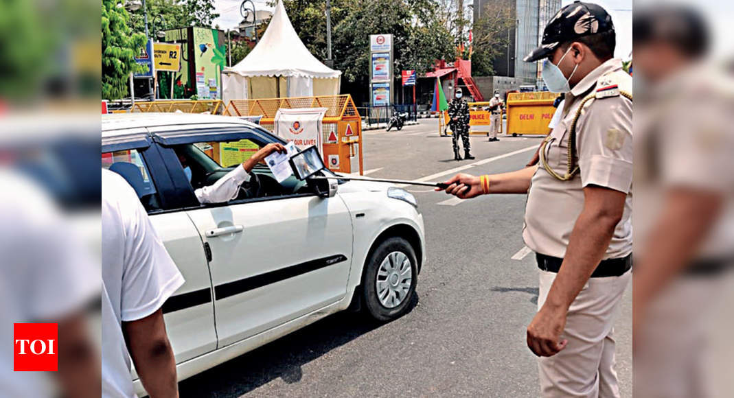 Delhi Cops to check passes, IDs from a safe distance | Delhi News ...