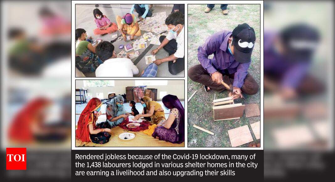 Jobless stranded migrants find new workplace in city shelter homes ...