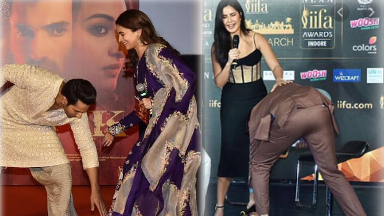Throwback moments! When Kartik Aaryan and Varun Dhawan touched Katrina Kaif and Alia Bhatt's feet | Hindi Movie News - Bollywood - Times of India Throwback moments! When Kartik Aaryan and Varun Dhawan touched Katrina Kaif and Alia Bhatt's feet | Hindi Movie News - Bollywood - Times of India