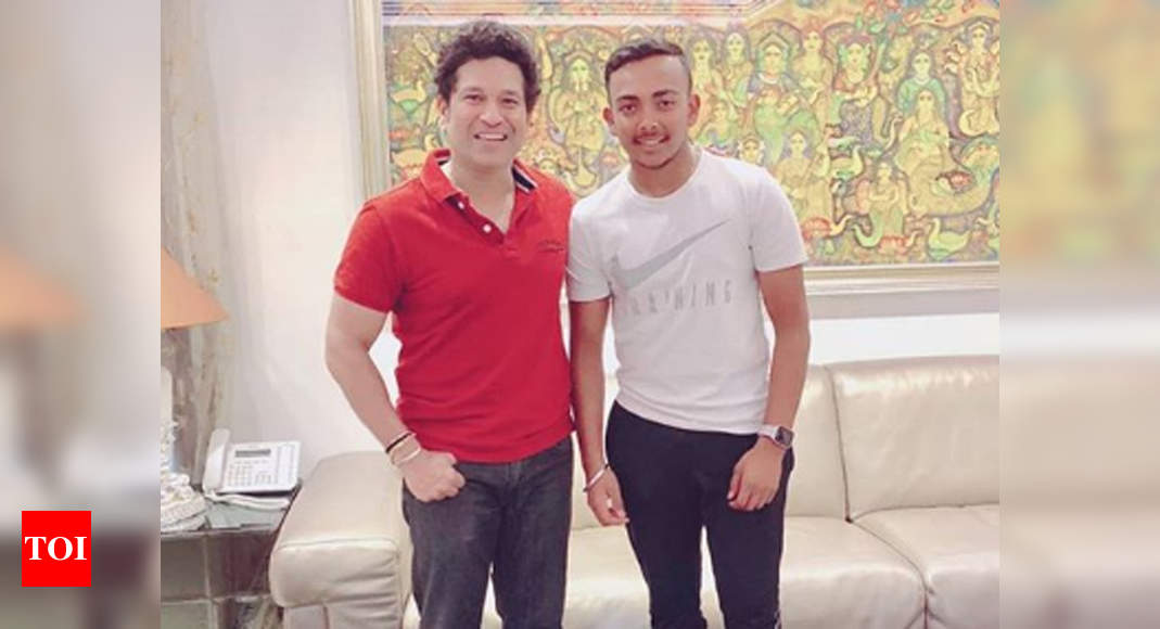 Tendulkar on Prithvi Shaw, Says I have Spoken to Prithvi About Life On and  Off The Pitch