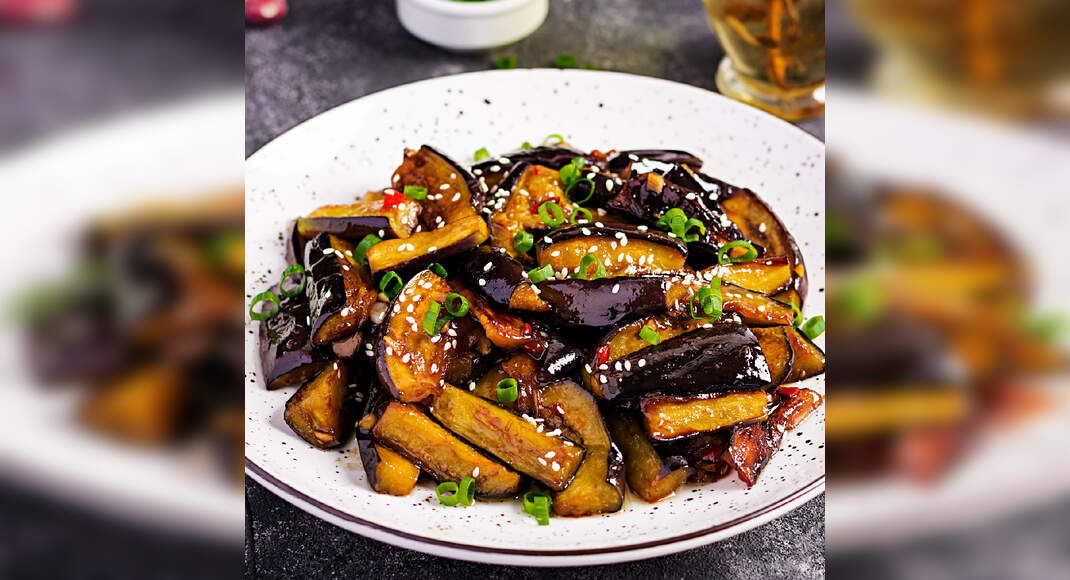Eggplant in Garlic sauce Recipe How to Make Eggplant in Garlic sauce