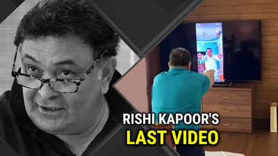 Rishi Kapoor's last video while doing yoga at his house amid lockdown goes viral